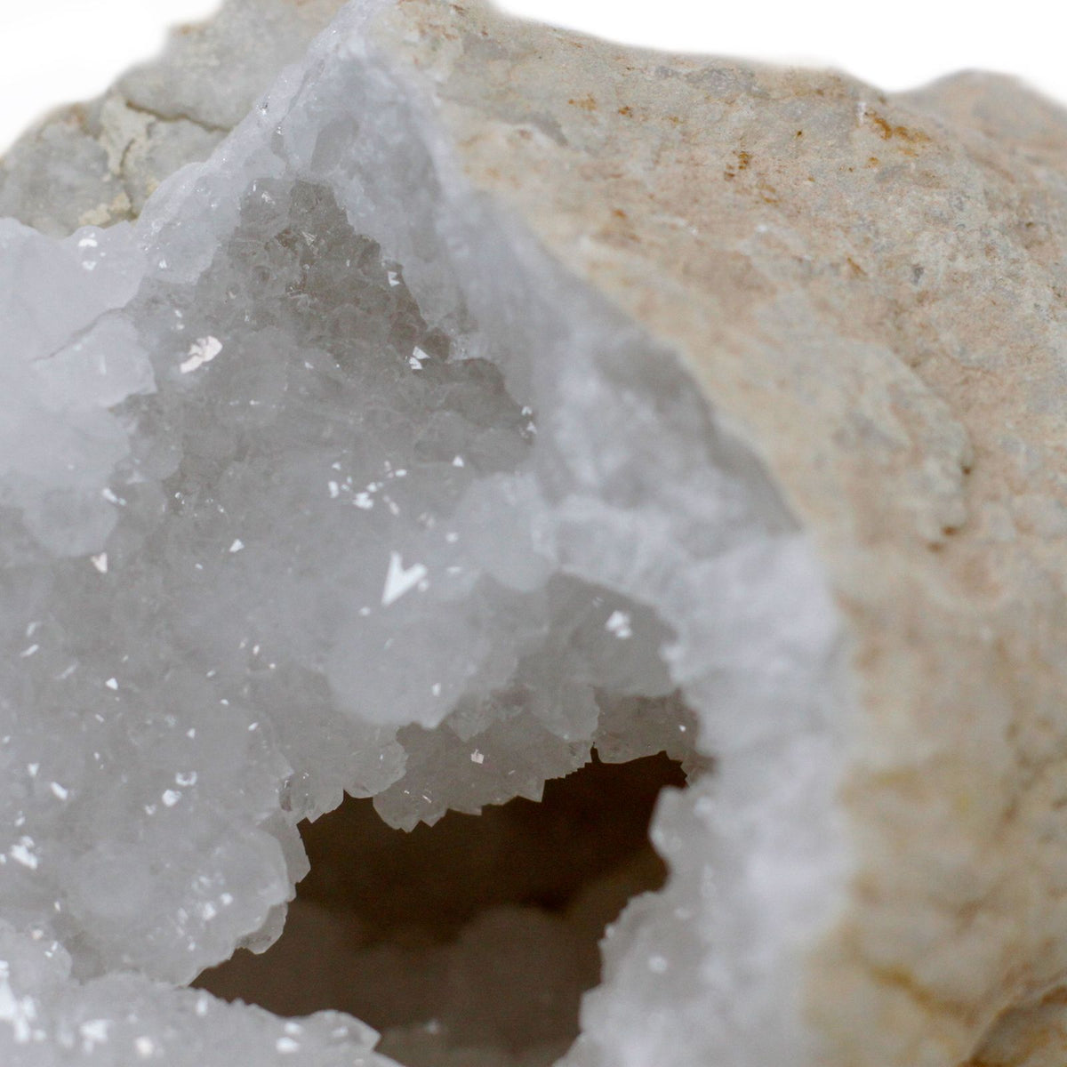 Large Mystery Calcite Geode — 15–18 cm