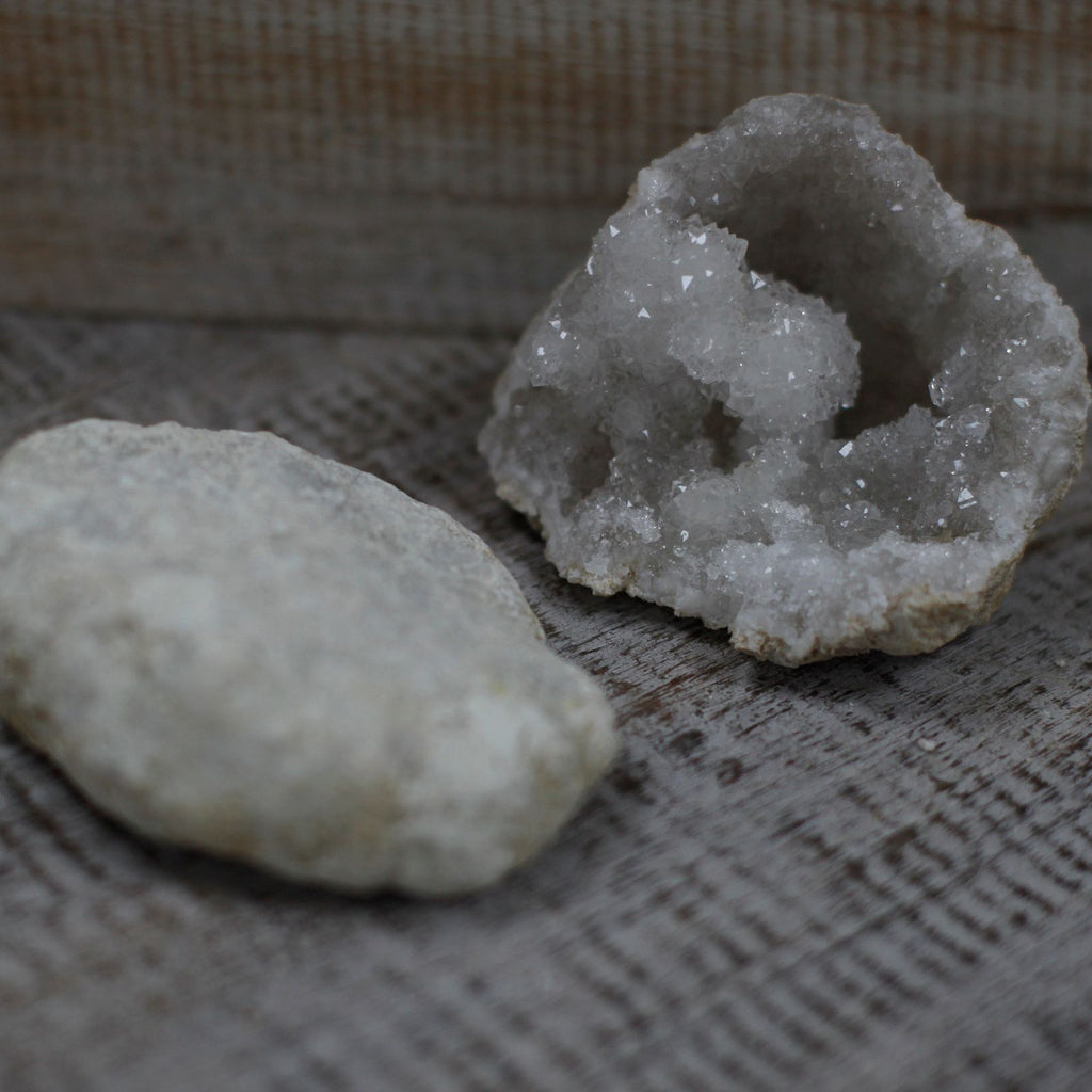 Unopened Mystery Geode — 8 × 8 × 4 cm