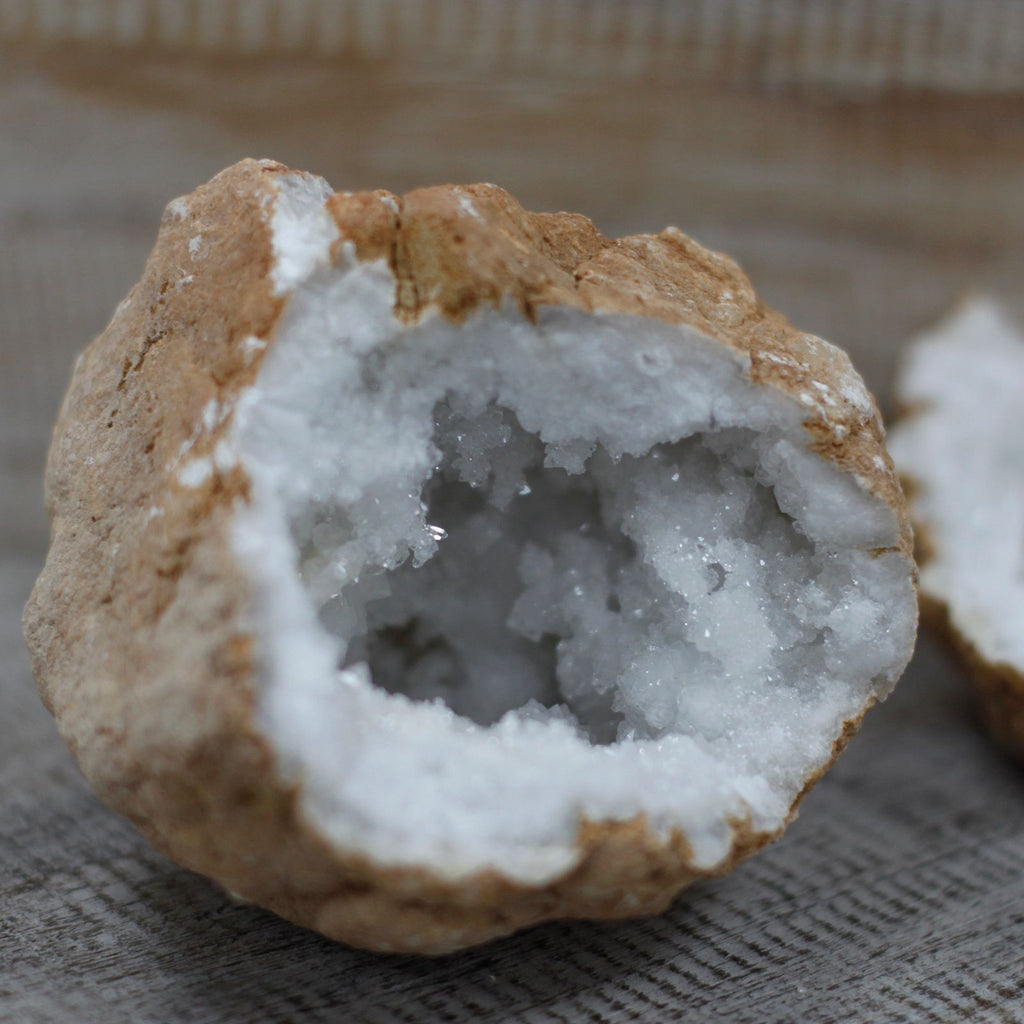 Mystery Calcite Geode — 10–12 cm