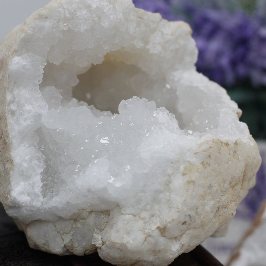 Mystery Calcite Geode — 3–4 cm
