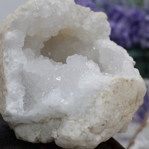 Mystery Calcite Geode — 10–12 cm